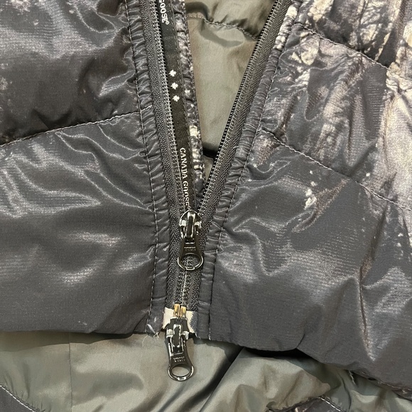 Canada Goose Brookvale Hooded Down Jacket - Women's Size XL - Black Gray - Picture 12 of 15